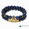 TCC™ Natural Blue Tiger Eye Charm & Good Luck Bracelet